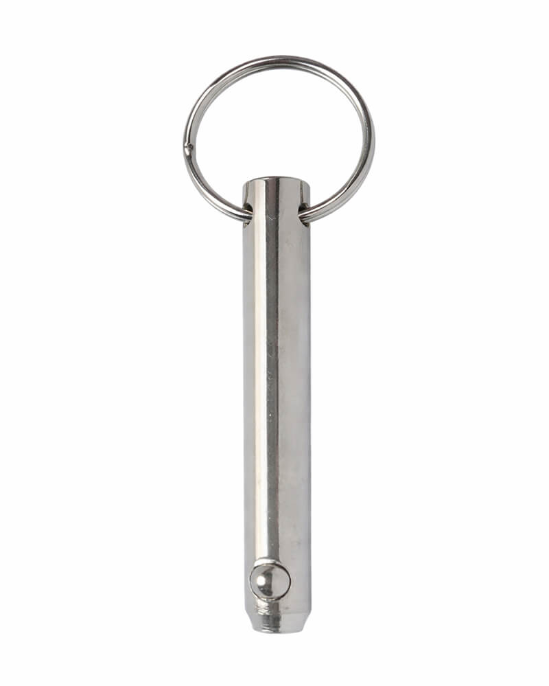 quick release pin push button